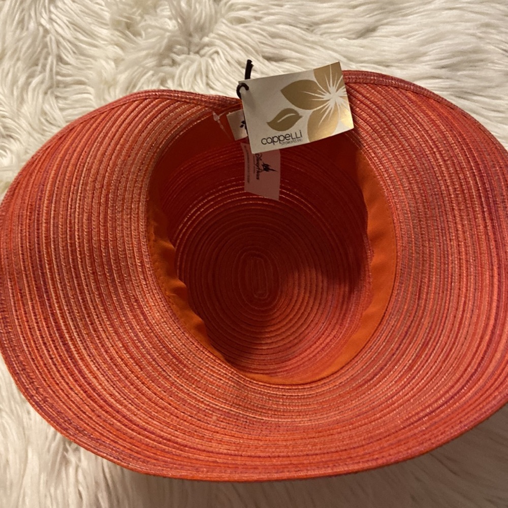 CAPPELLI Beach Hat  new with tags beautiful summer hut see pictures - Picture 8 of 12